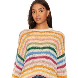 MOTHER Denim The Biggie Sweater - Rainbow